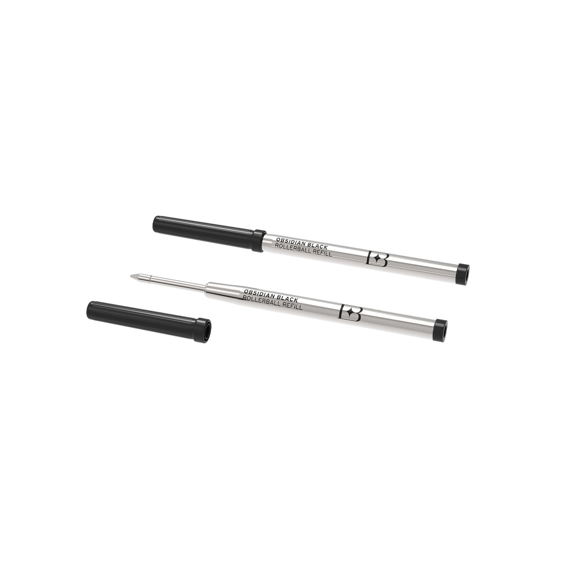 Rollerball Pen Refills, Obsidian Black