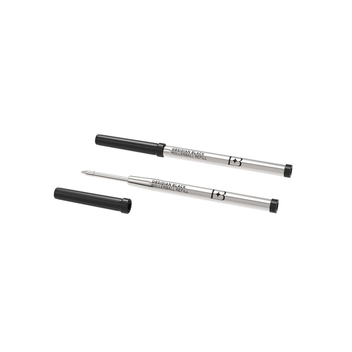 Rollerball Pen Refills, Obsidian Black