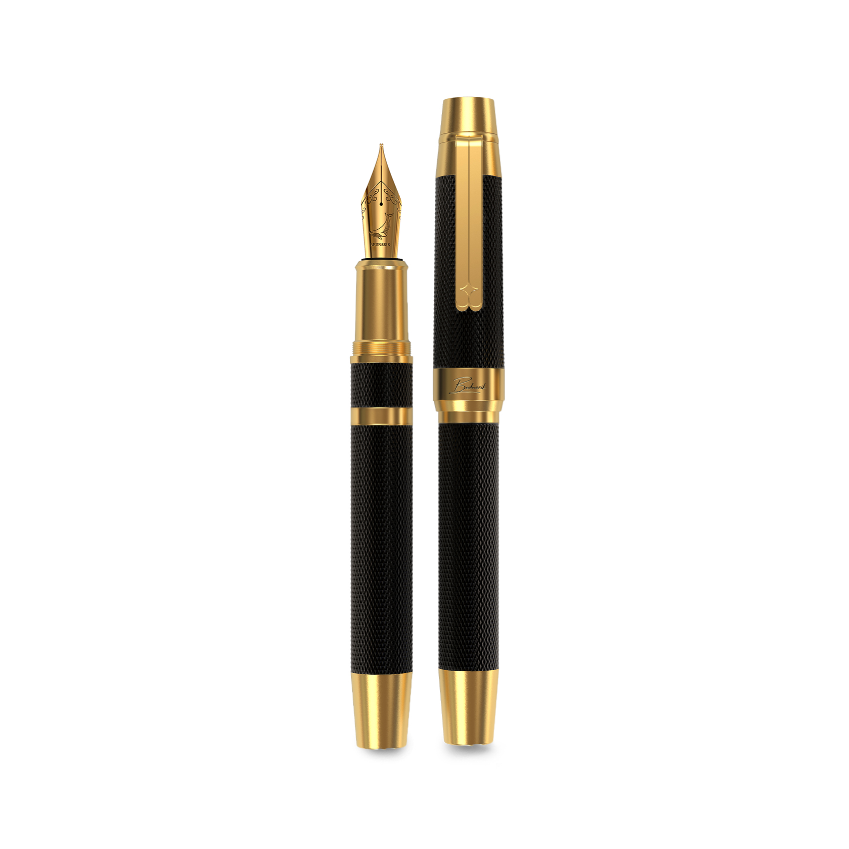 Éternelle Gold-Coated Black Fountain Pen
