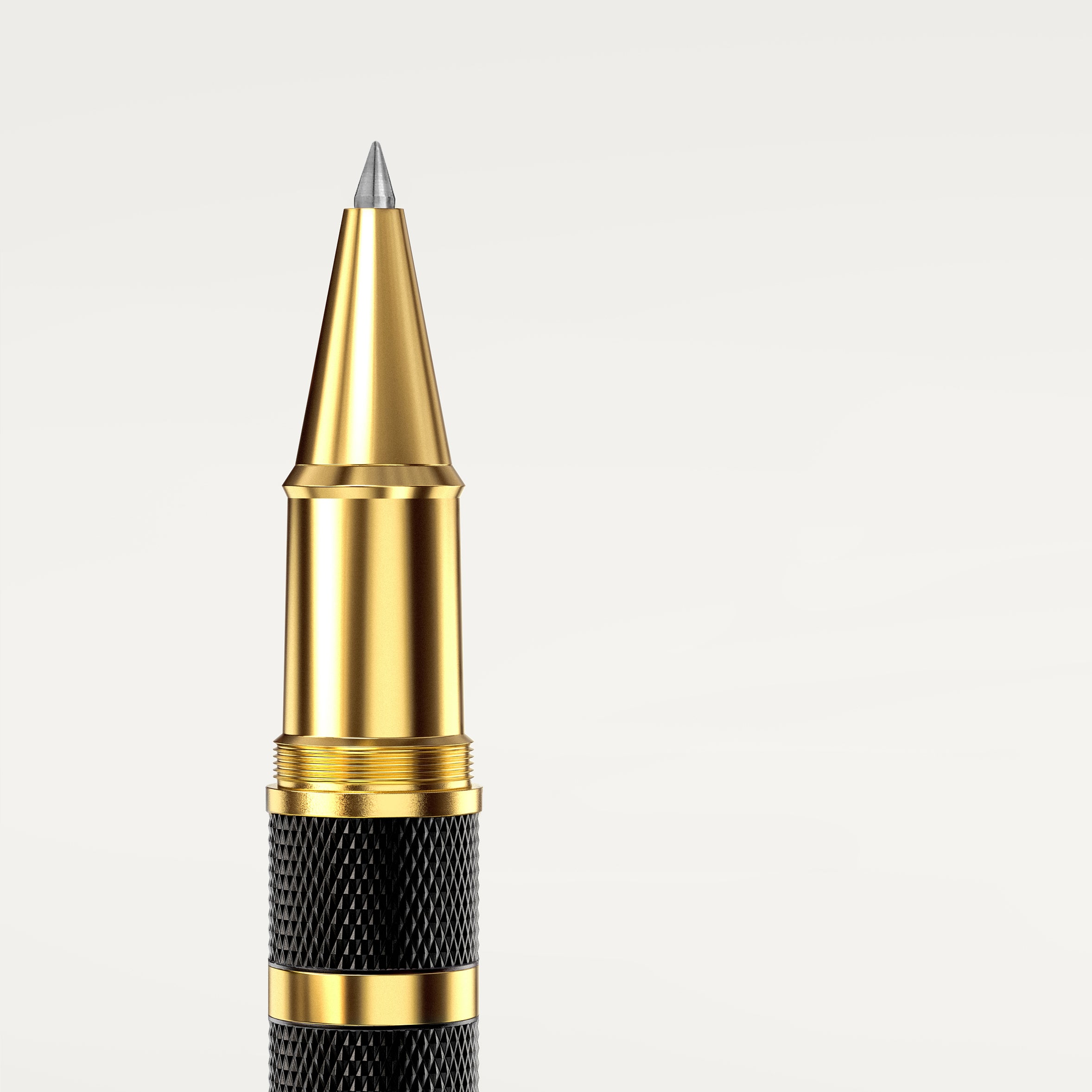 Éternelle Gold-Coated Black Rollerball Pen