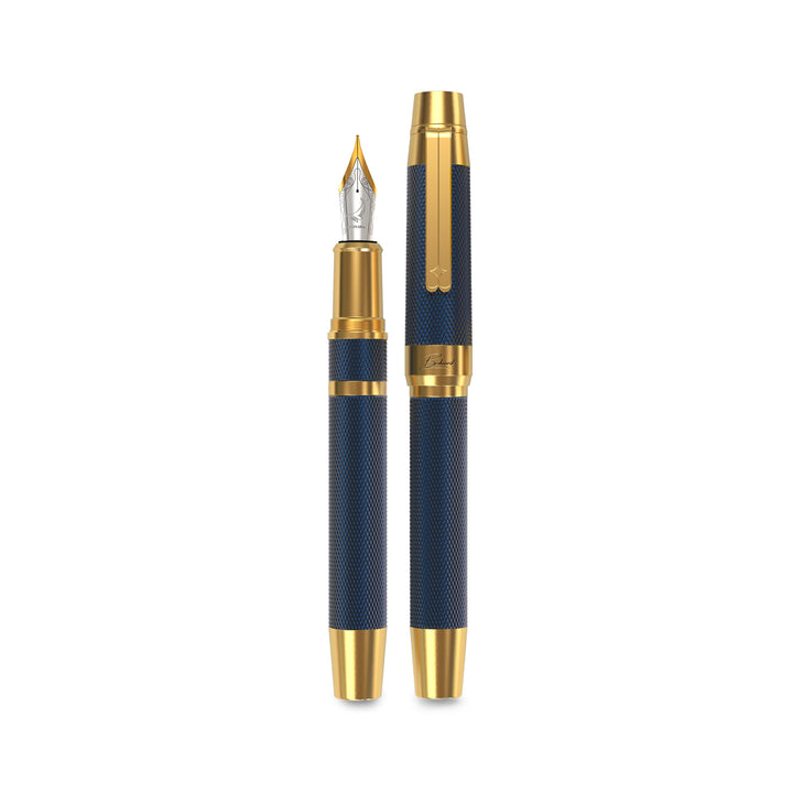 Éternelle Gold-Coated Blue Fountain Pen