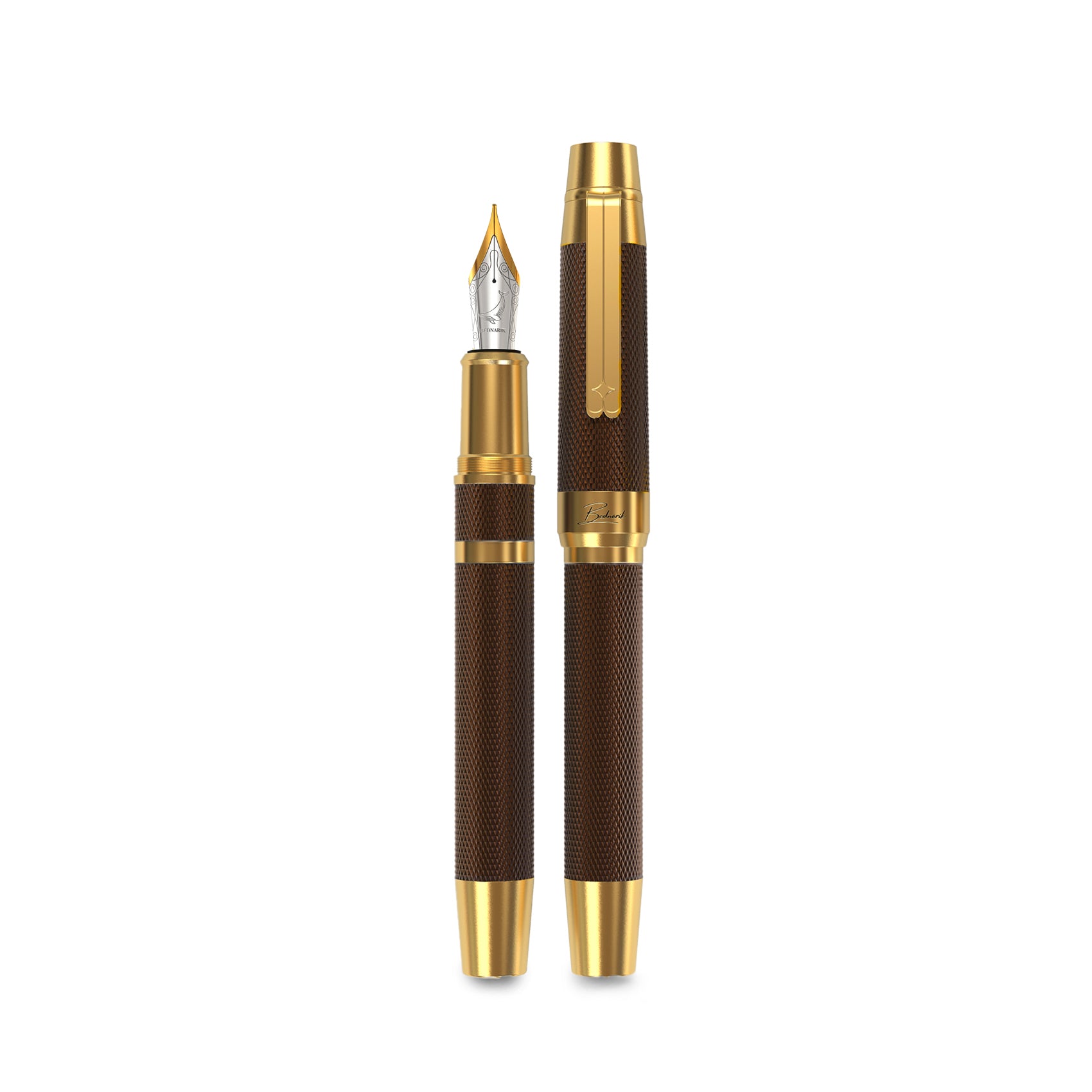 Éternelle Gold-Coated Brown Fountain Pen