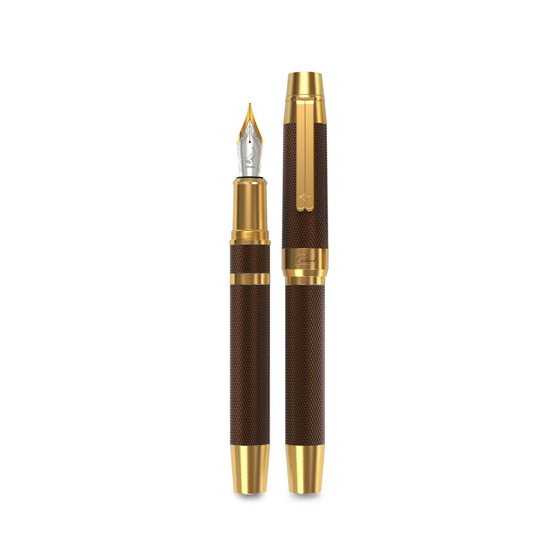 Éternelle Gold-Coated Brown Fountain Pen