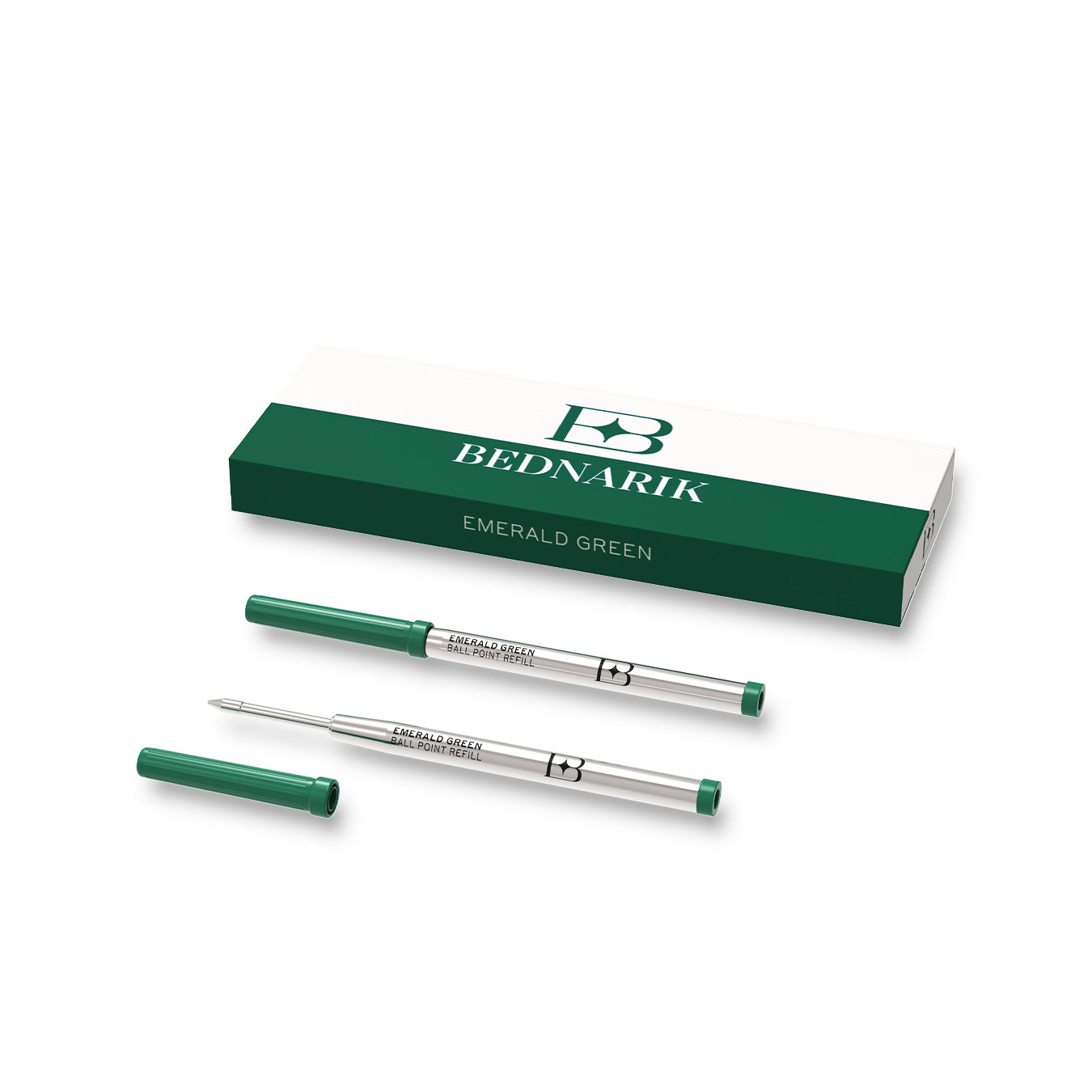 Ballpoint Pen Refills, Emerald Green