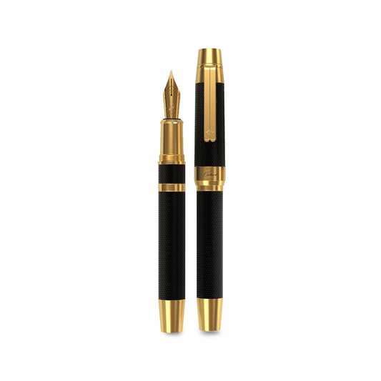 Éternelle Gold-Coated Black Fountain Pen