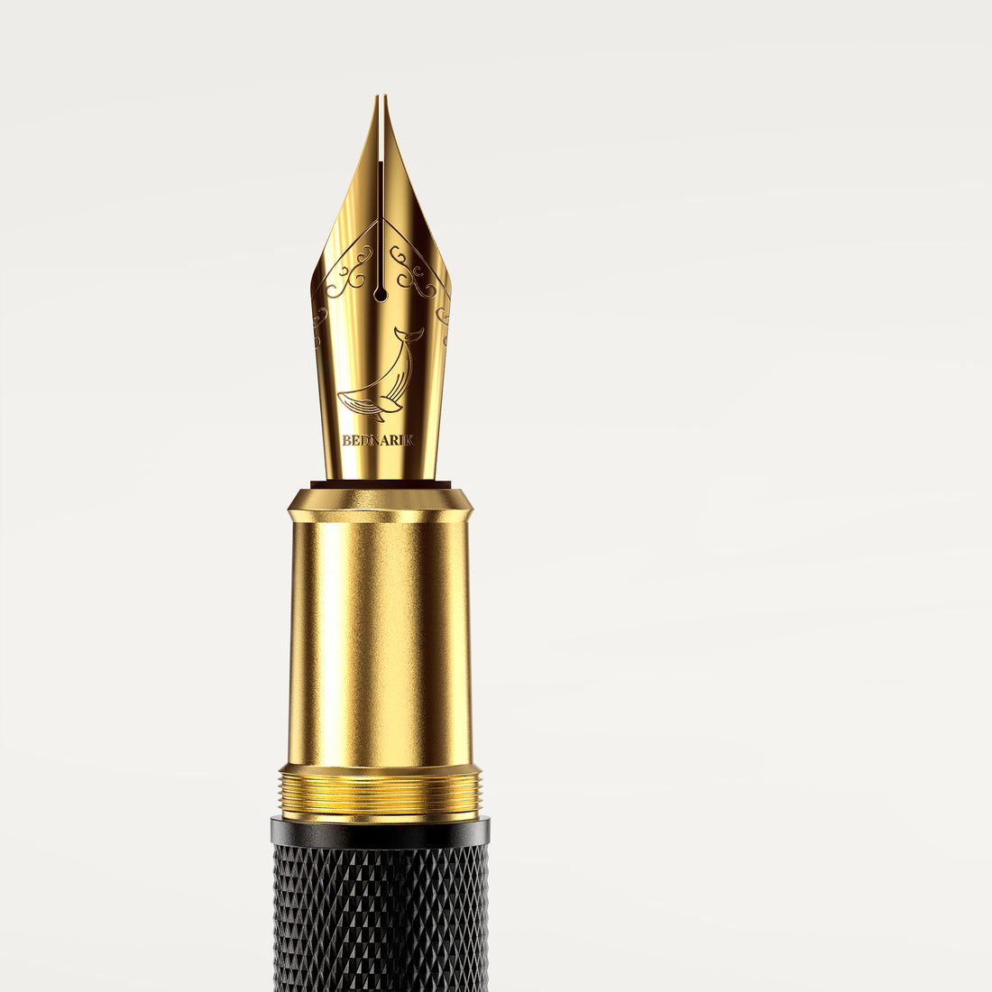Éternelle Gold-Coated Black Fountain Pen