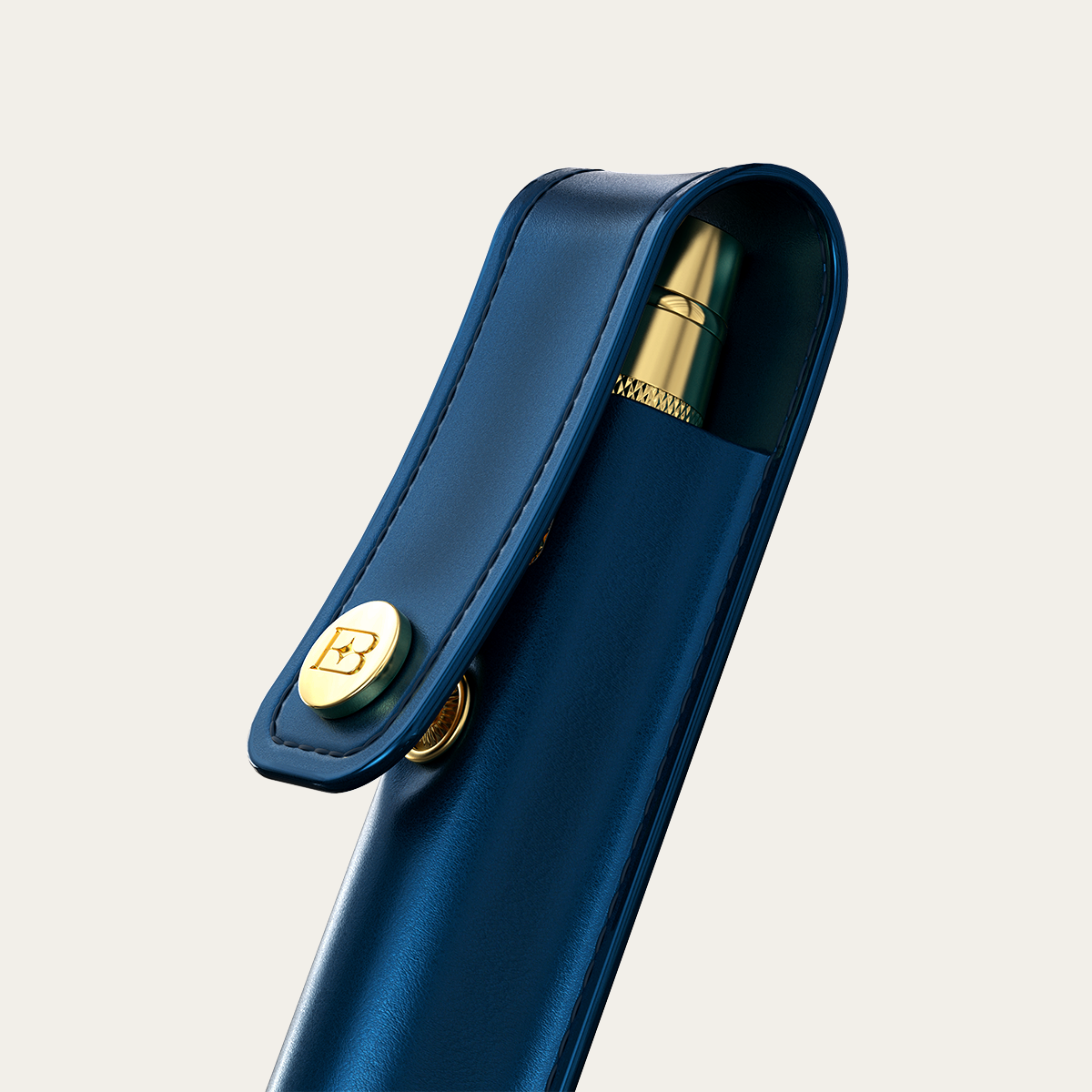 Éternelle Blue Leather Case