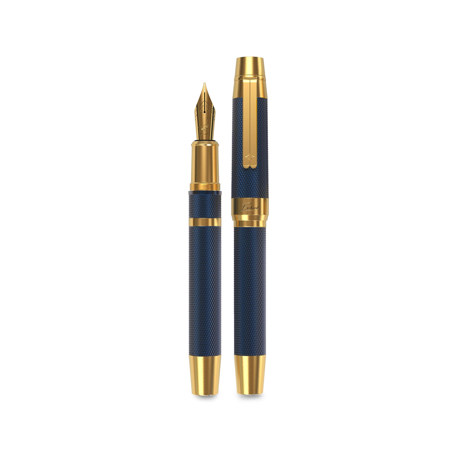 Éternelle Gold-Coated Blue Fountain Pen