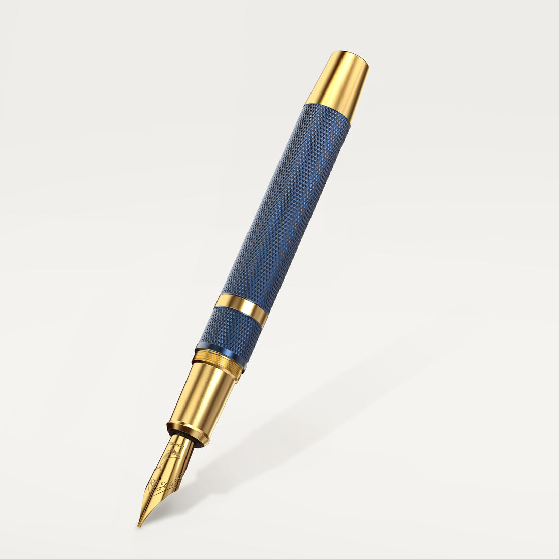Éternelle Gold-Coated Blue Fountain Pen