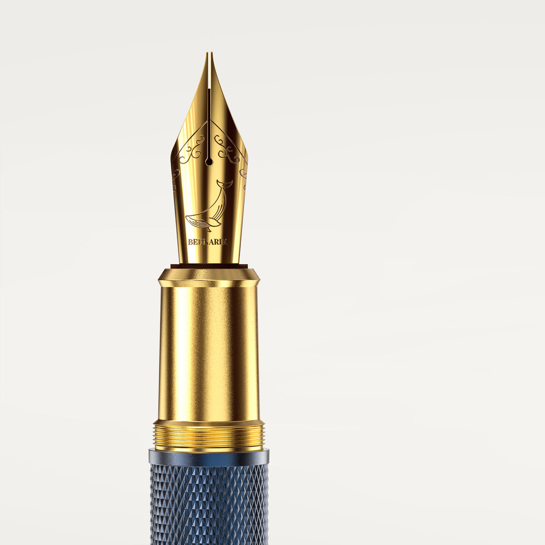 Éternelle Gold-Coated Blue Fountain Pen