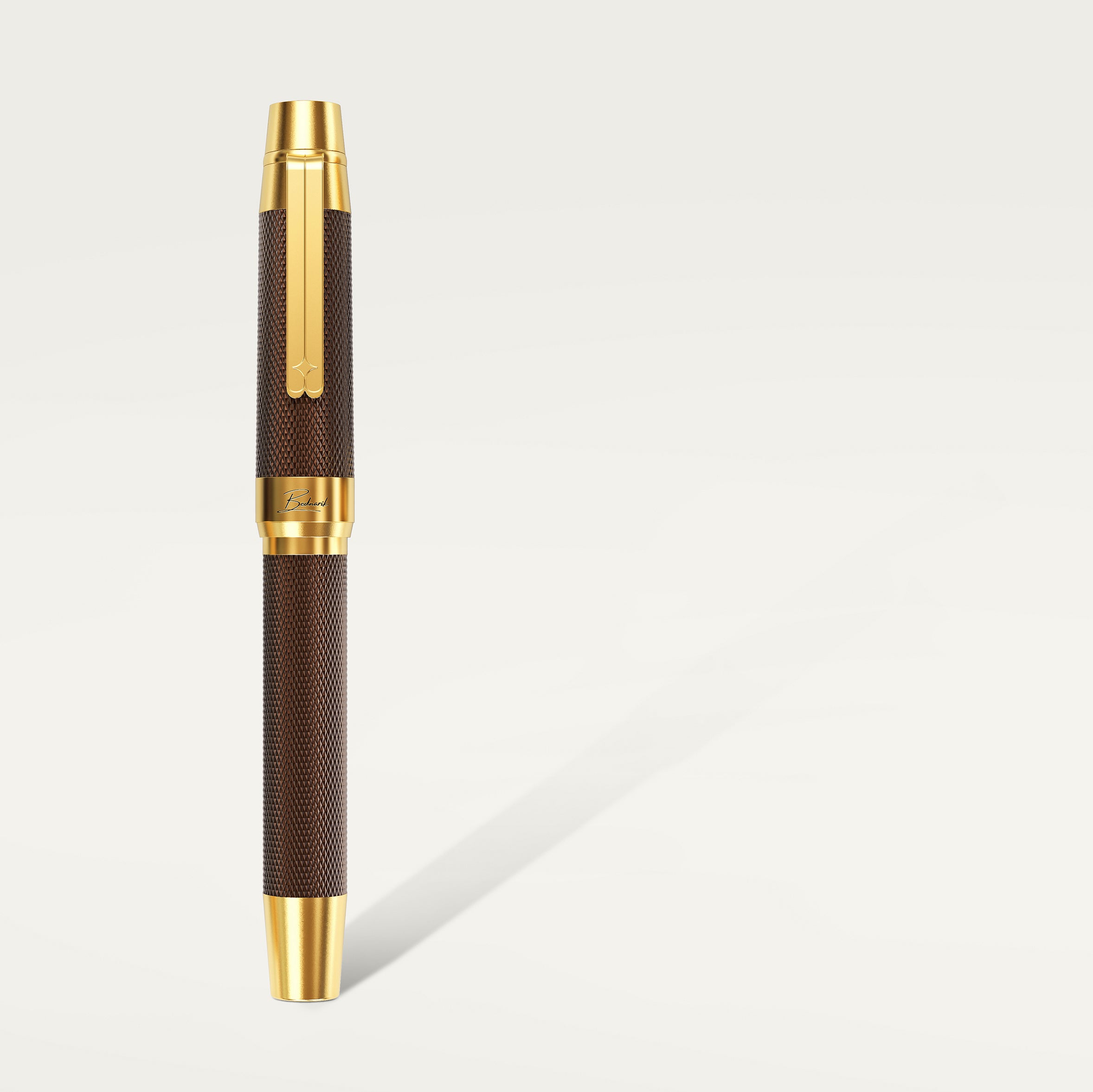 Éternelle Gold-Coated Brown Ballpoint Pen
