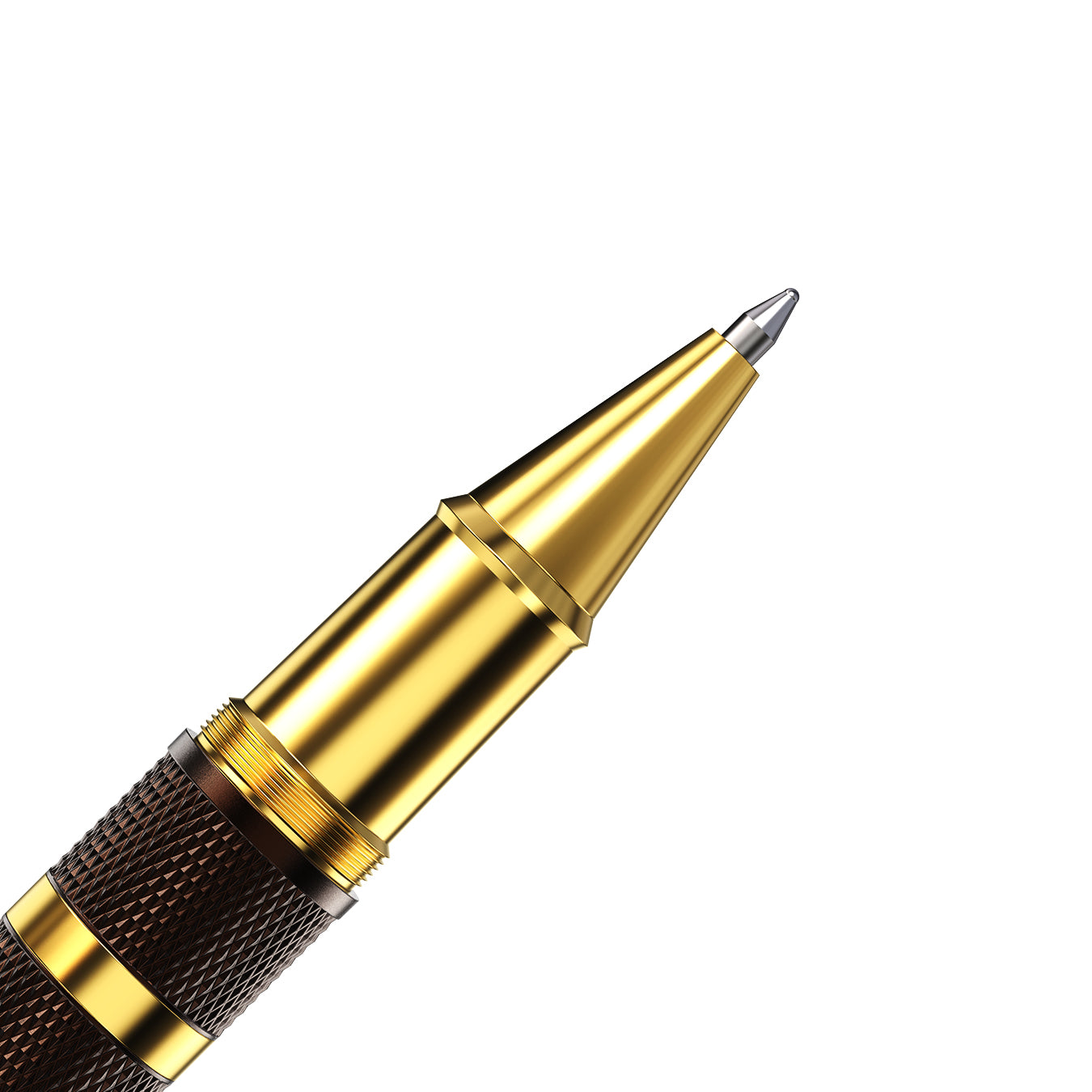 Éternelle Gold-Coated Brown Ballpoint Pen