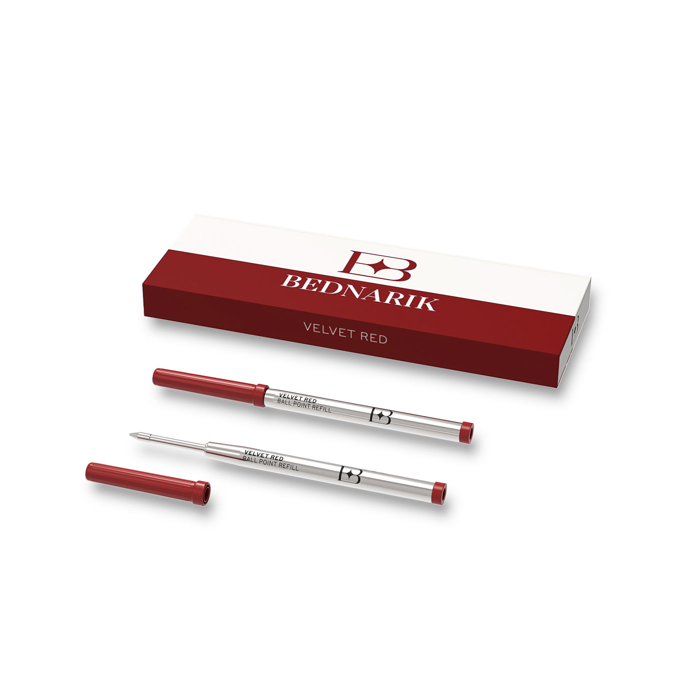 Ballpoint Pen Refills, Velvet Red