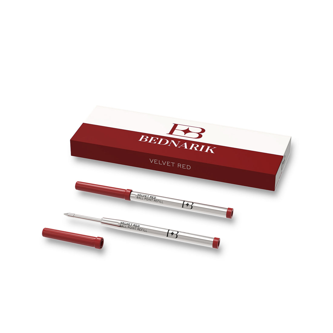 Ballpoint Pen Refills, Velvet Red