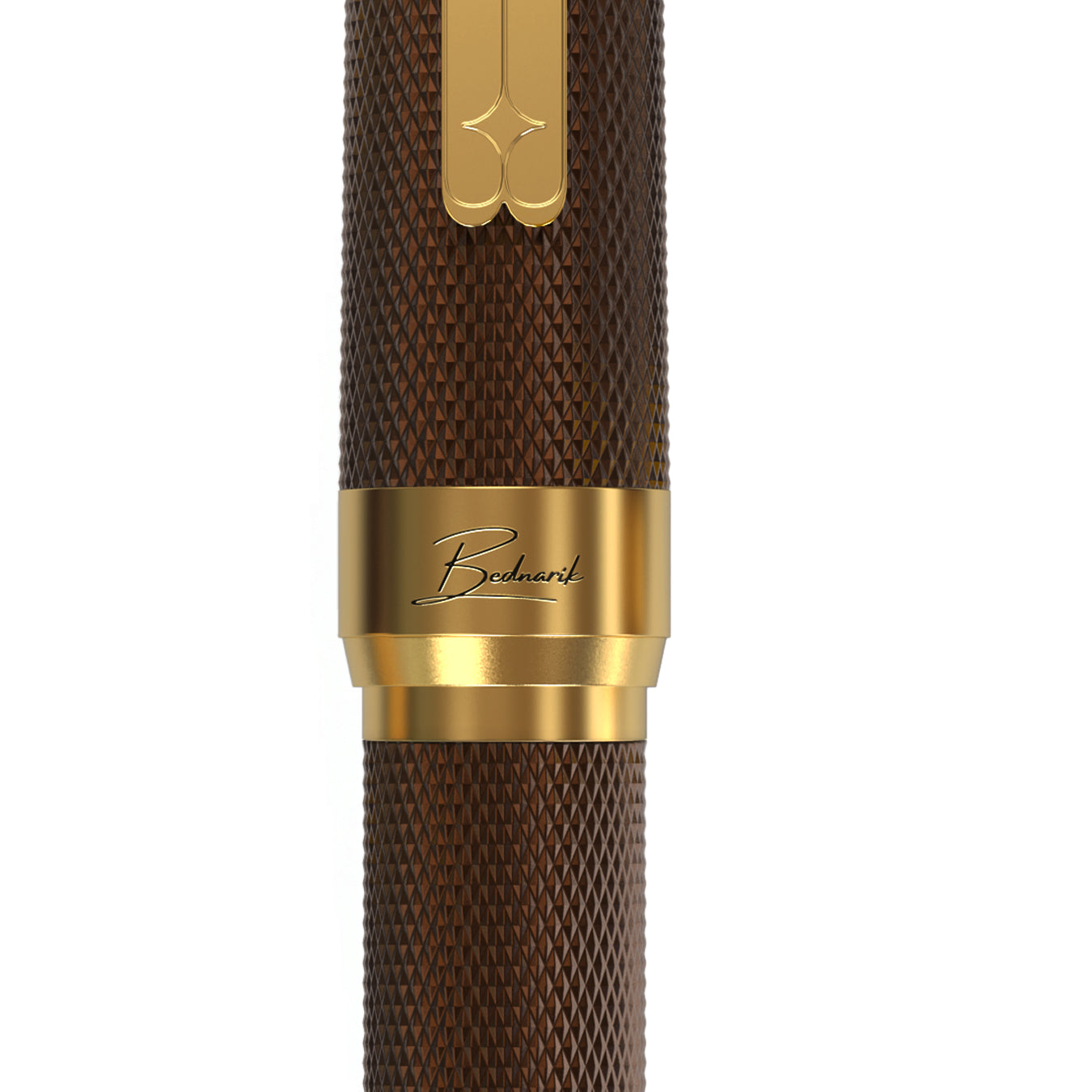 Éternelle Gold-Coated Brown Ballpoint Pen